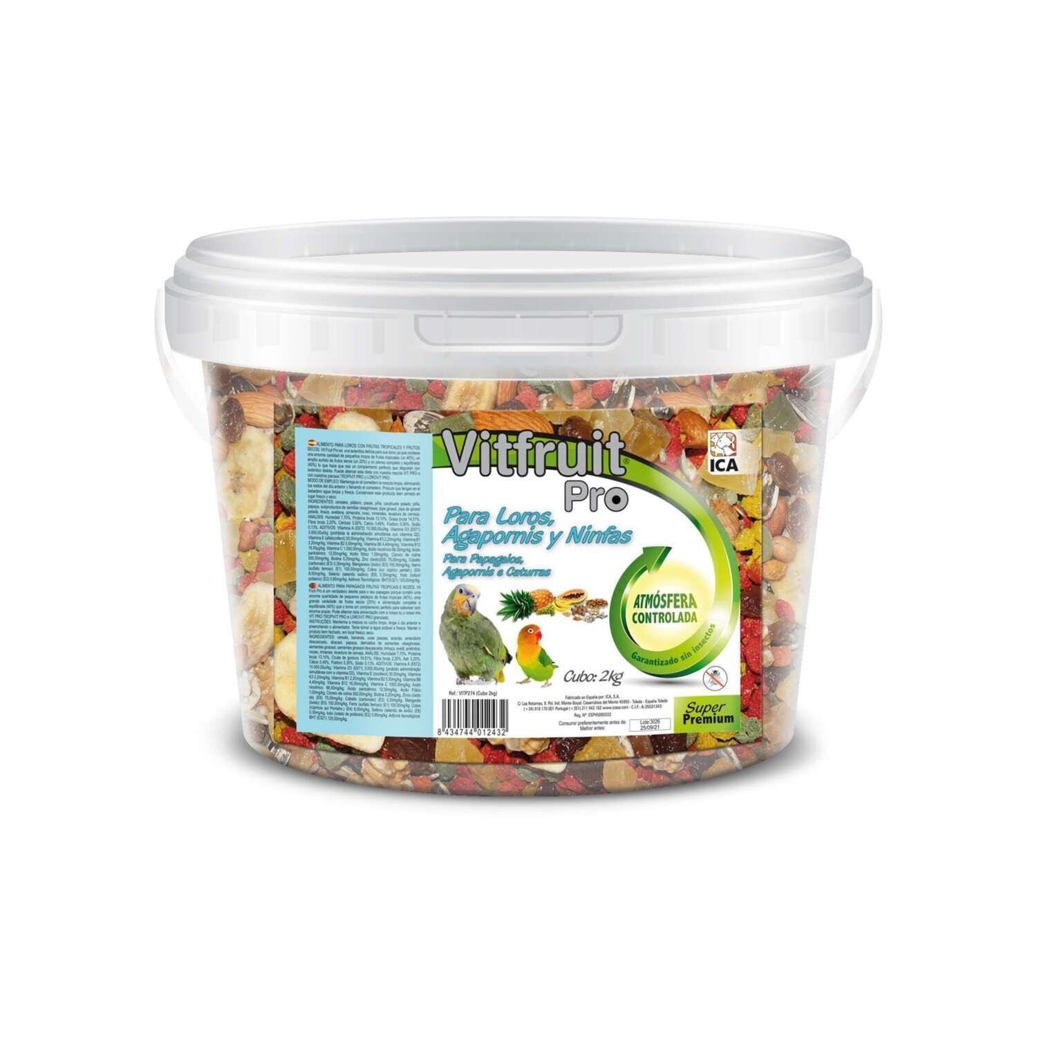 Alimento VitFruit Pro en cubo  2 kg