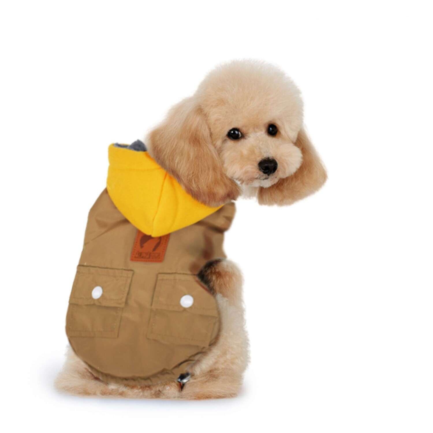 Abrigo Casual marr�n de ALPHA DOG 50 cm