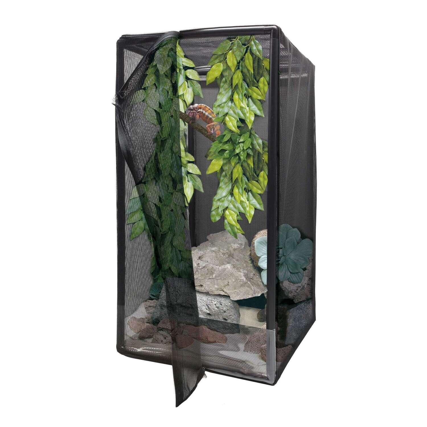 Terrario de malla REPTI-SELVA 76x42x122 cm