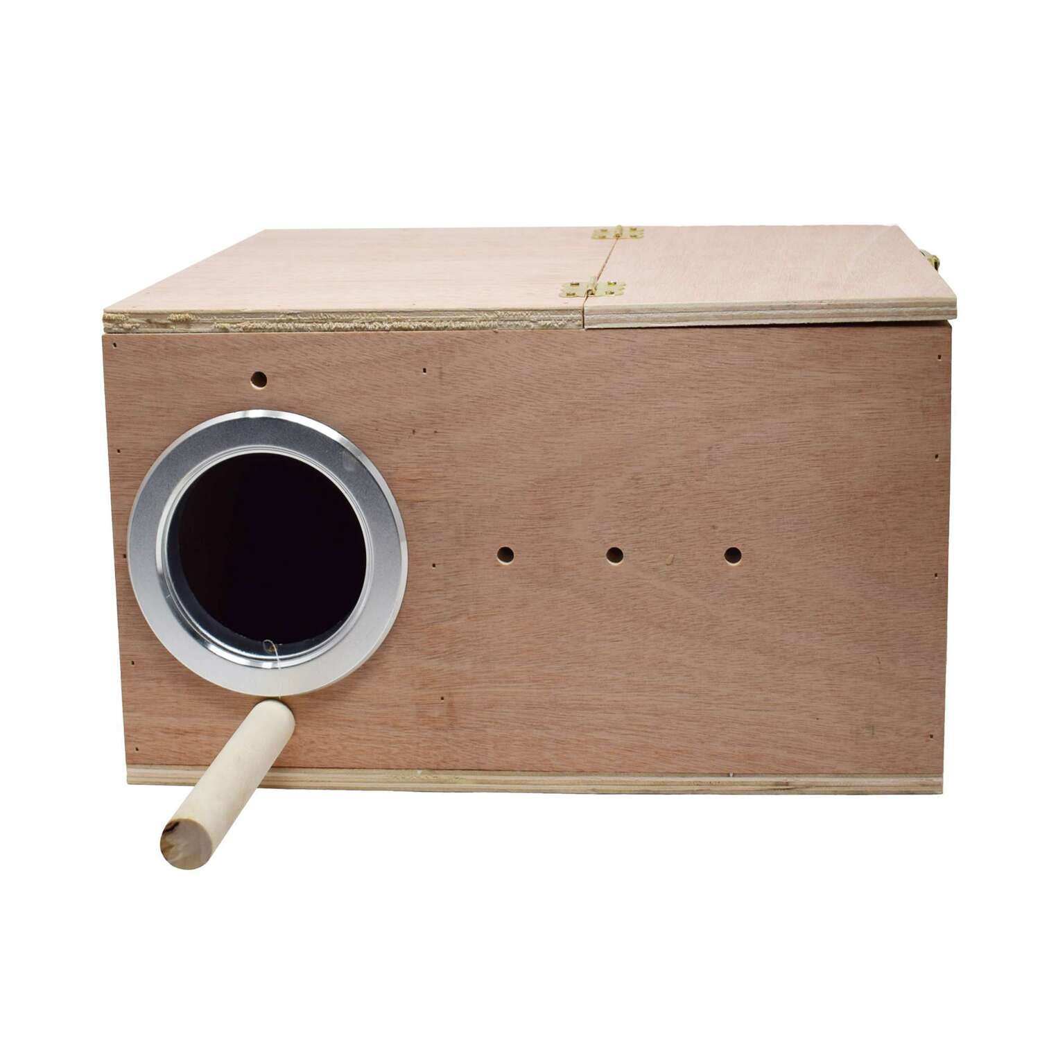 Nido de madera para Psit�cidas medianos (Agapornis) 35x20x20 cm