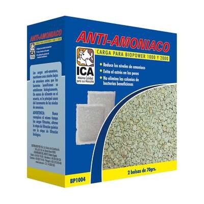 Carga ANTI-AMONIACO para filtros BIOPOWER