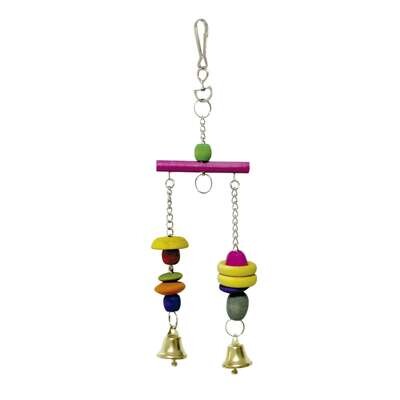 Juguete con balanza y campanas para p�jaros 23 cm