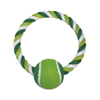 Aro dental con aroma a menta y pelota 18 cm