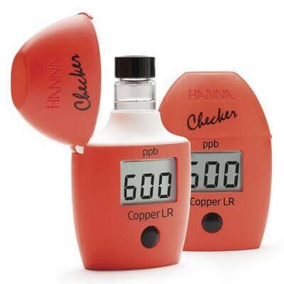 Checker Cobre rango bajo (0 a 999 PPB) HANNA