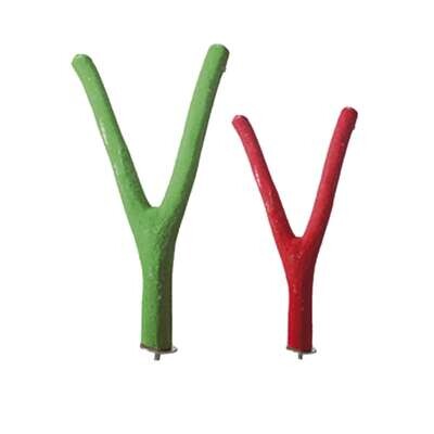 Percha madera color 21 cm