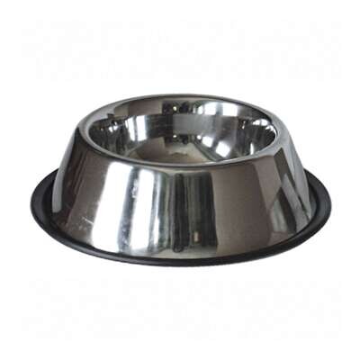 Comedero de acero inoxidable antideslizante 16 cm