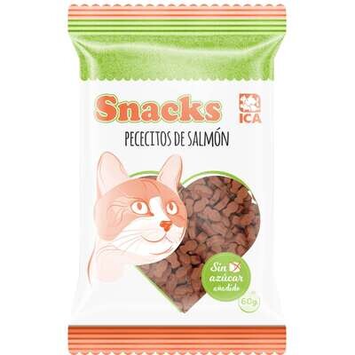 Snacks �pececitos� de salm�n para gatos 60 g