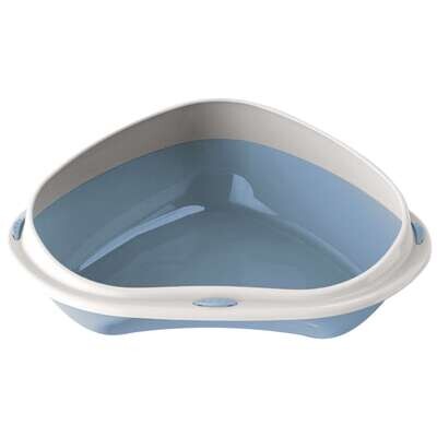 Bandeja sanitaria de esquina Shuttle con marco exterior 58x48x20,5 cm