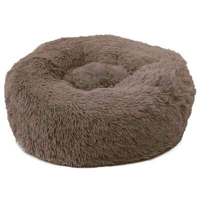 Cuna Fur redonda marr�n DREAM 70x70x20 cm