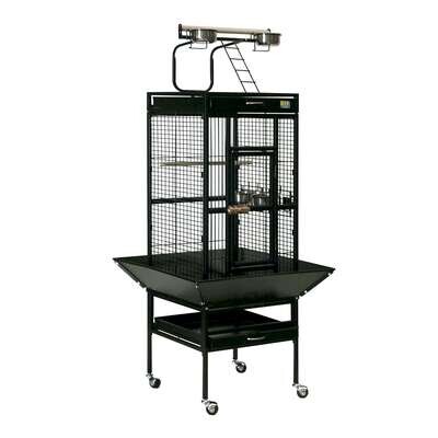 Jaula RECREO con pie exterior para p�jaros 45,7x45,7x156 cm