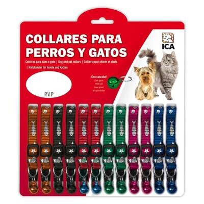 Collar con hebilla met�lica para gatos