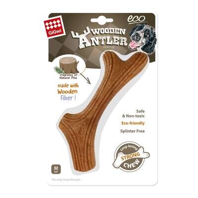 Juguete asta fibra de madera masticable GiGwi 19 cm