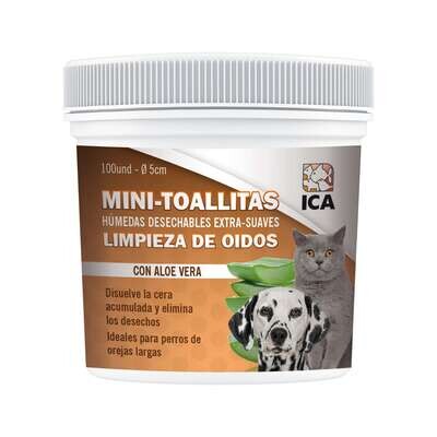 Toallitas ICA para los o�dos 5cm