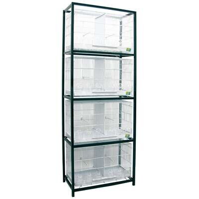 Expositor para Jaulas de CR�A para p�jaros 65x30x165 cm