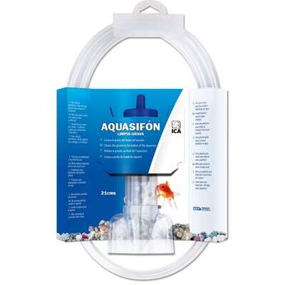 Sif�n limpia grava AQUASIFON 21x4 cm