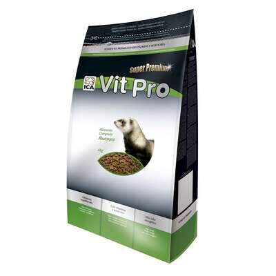 Alimento para Hurones con cierre Zip Vit Pro en bolsa 4 KG