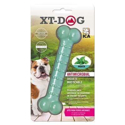 Huesito Dental Bone Nylon Menta de XT-DOG 15 cm