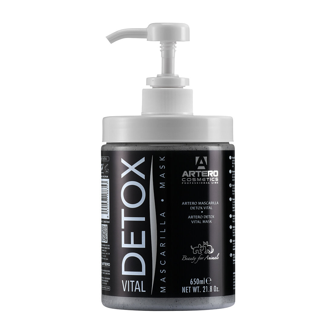 Artero Mascarilla Detox Vital Carbon Activo 650ml