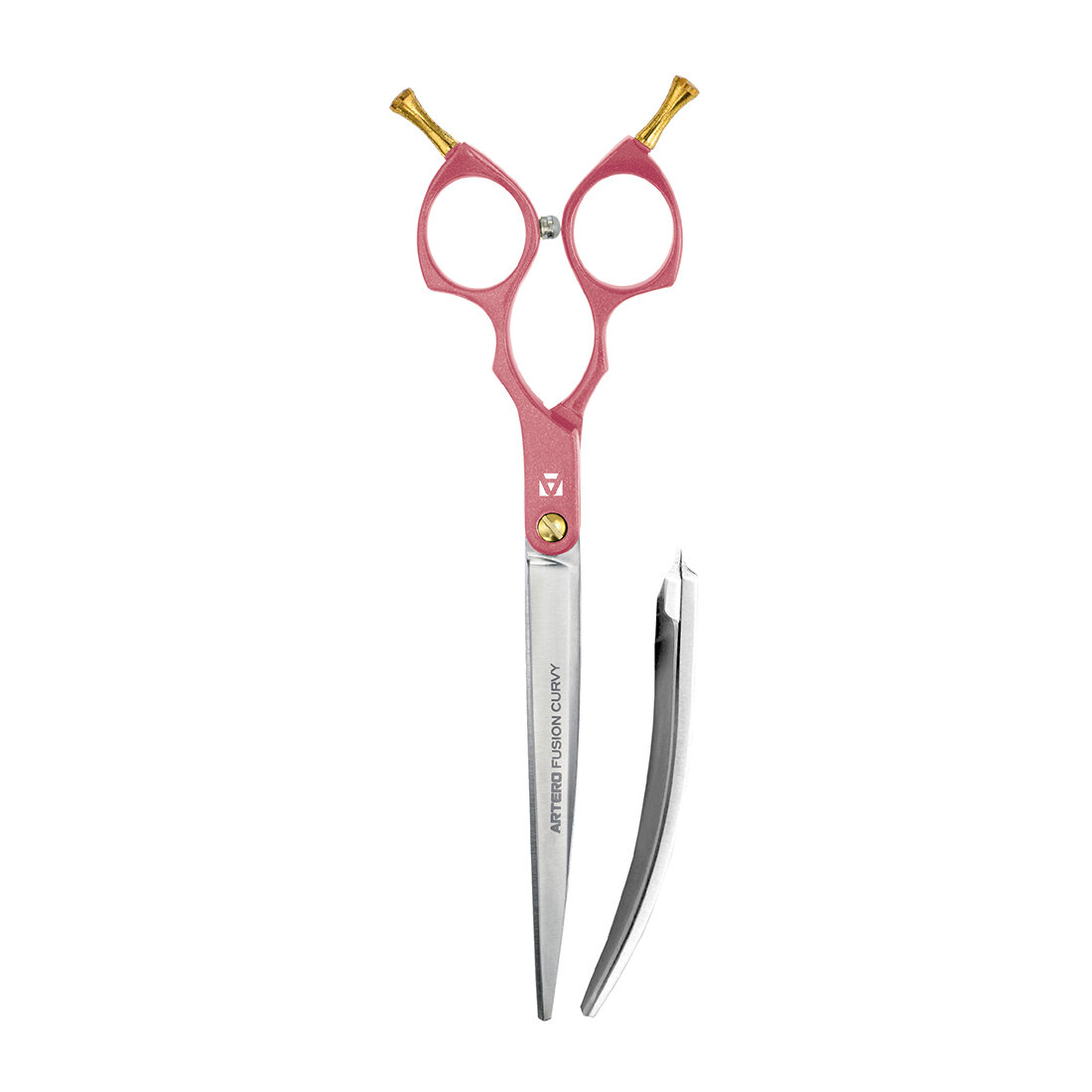Artero Tijera Fusion Curvy Pink 7�