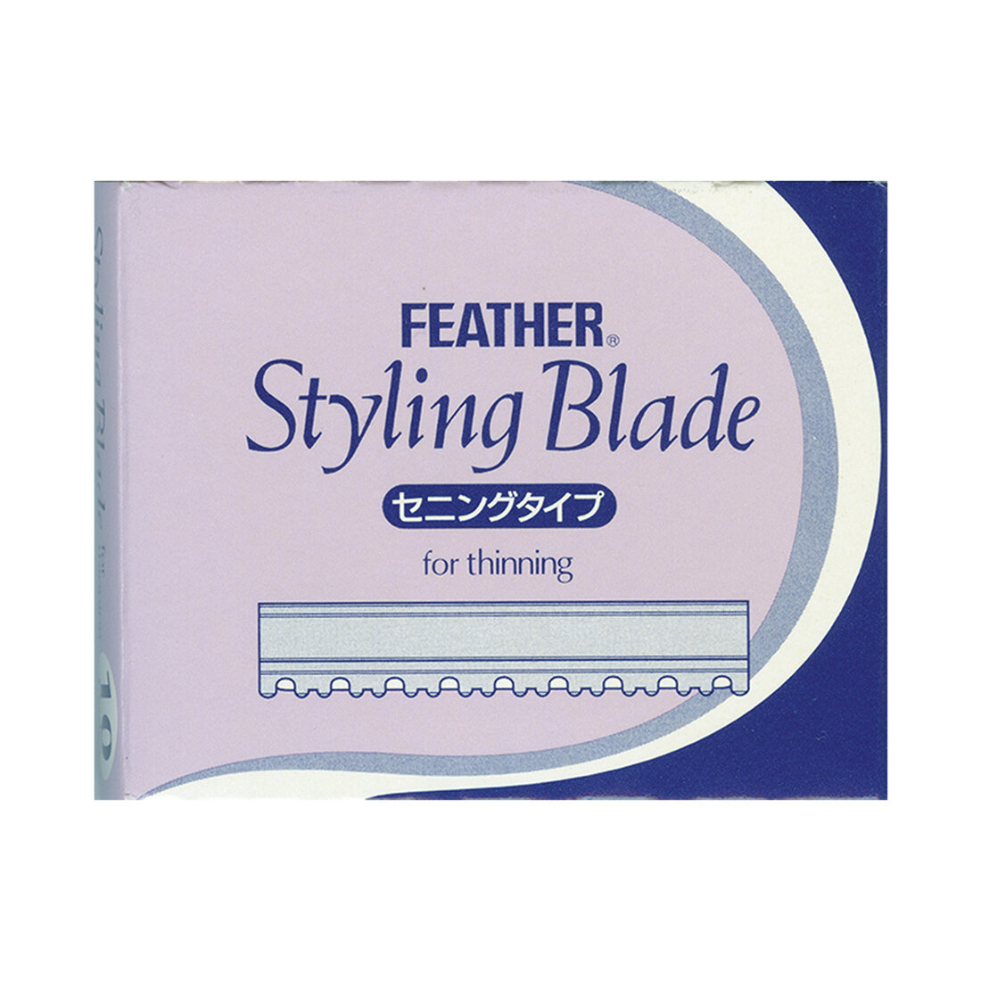 Feather cuchillas Blade-W - Razor marcado