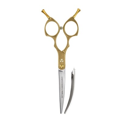 Artero Tijera Fusion Curvy Gold 6"