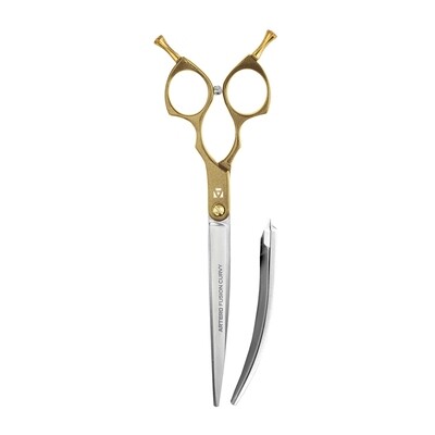 Artero Tijera Fusion Curvy Gold 7"