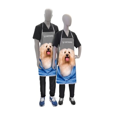 Delantal impermeable Doggy gris
