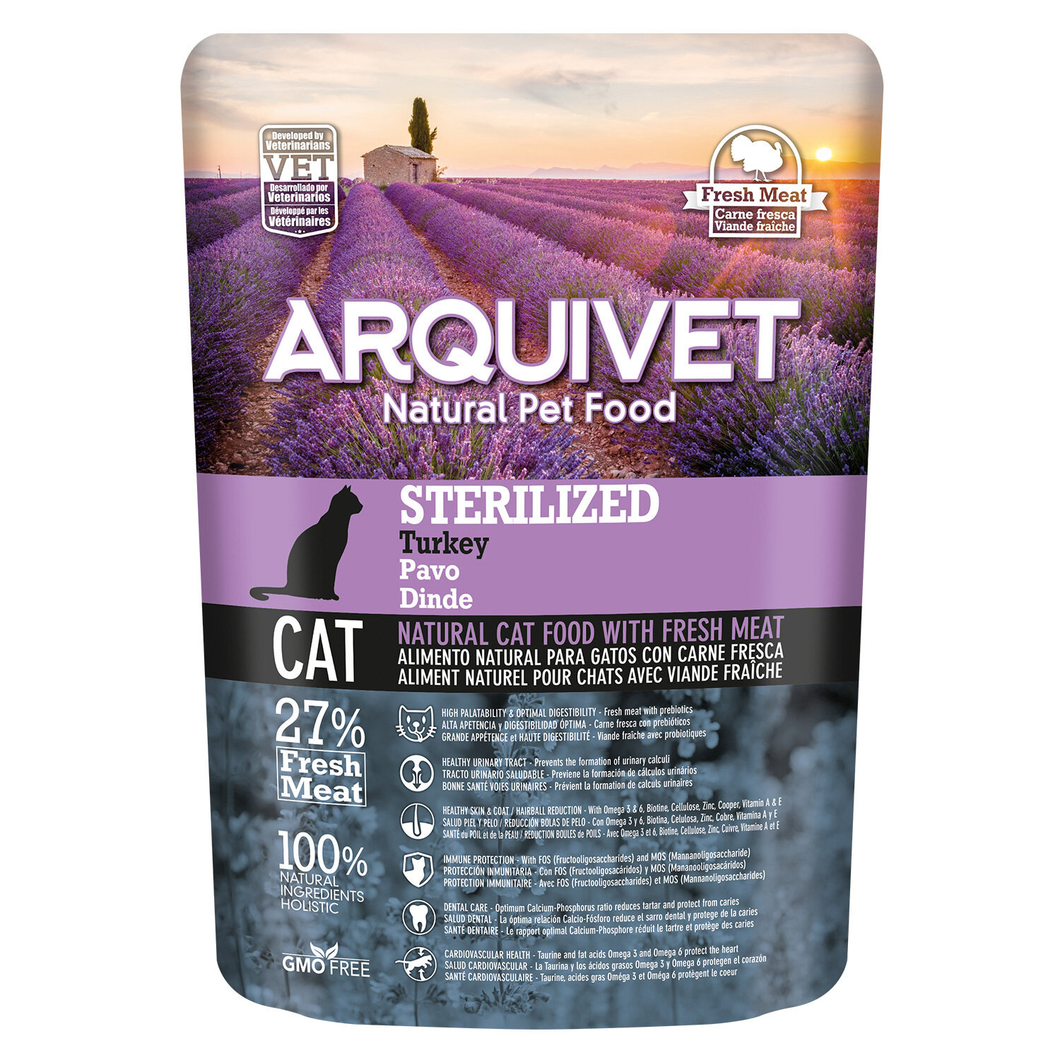 Arquivet Cat Sterilized Turkey 350 g