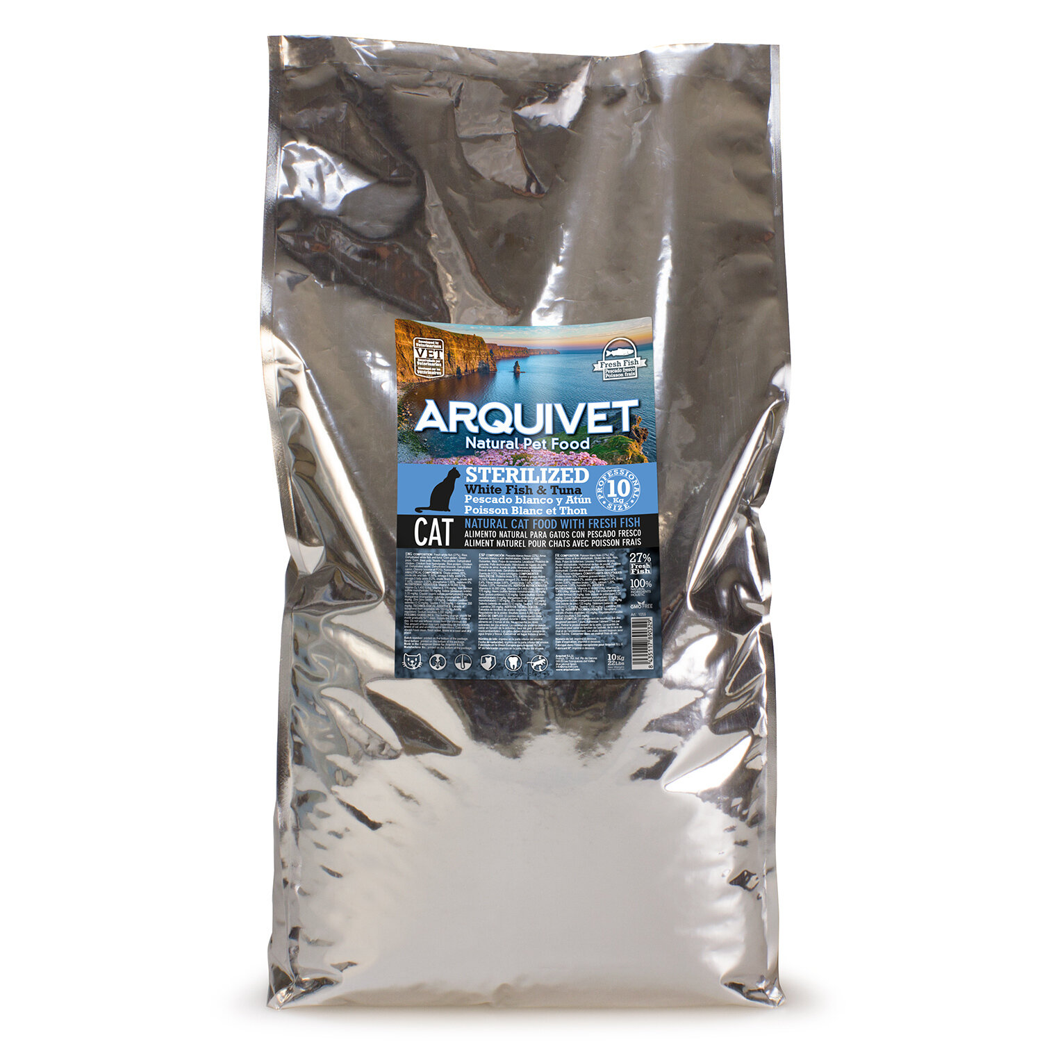 Arquivet Cat Sterilized White Fish & Tuna 10 kg