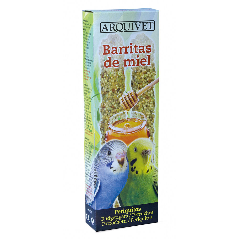 Barritas de miel para periquitos - 60 g