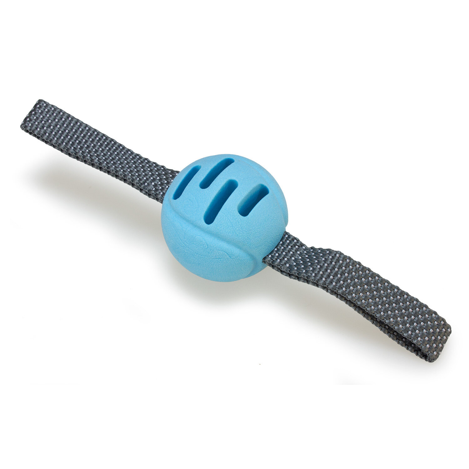 Bola azul con tiradores