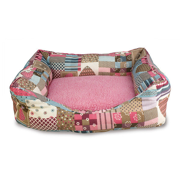 Cama Corazones y rayas - 70 x 60 x 20 cm