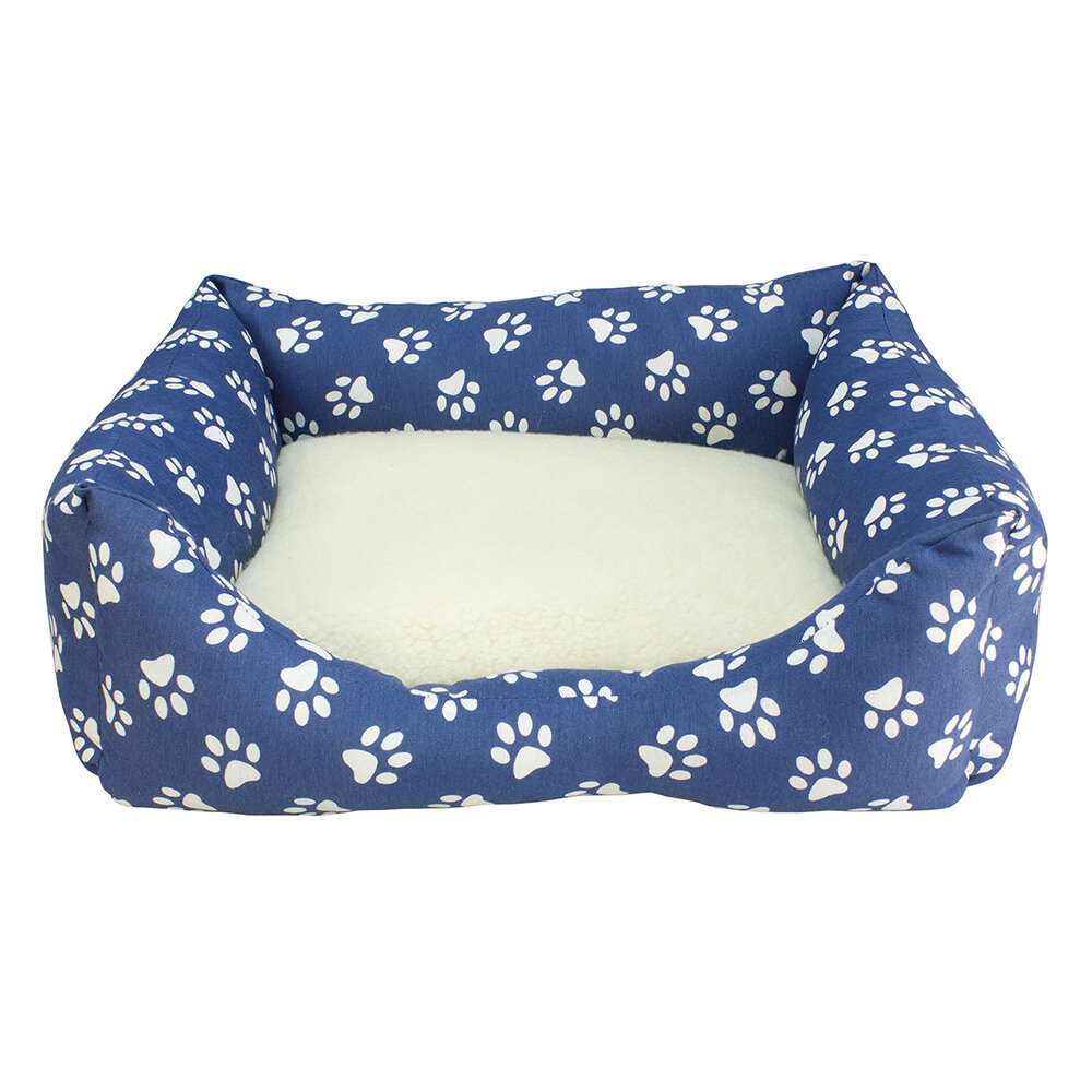 Cama Huellas azules - 60 x 55 x 18 cm