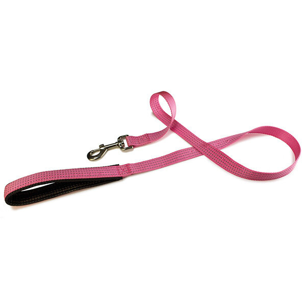 Correa nylon liso rosa - 2 x 120 cm