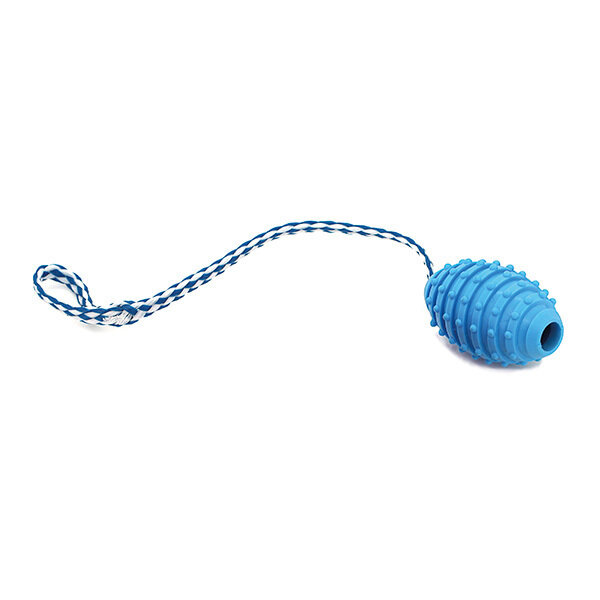 Juguete azul con tirador termopl�stico