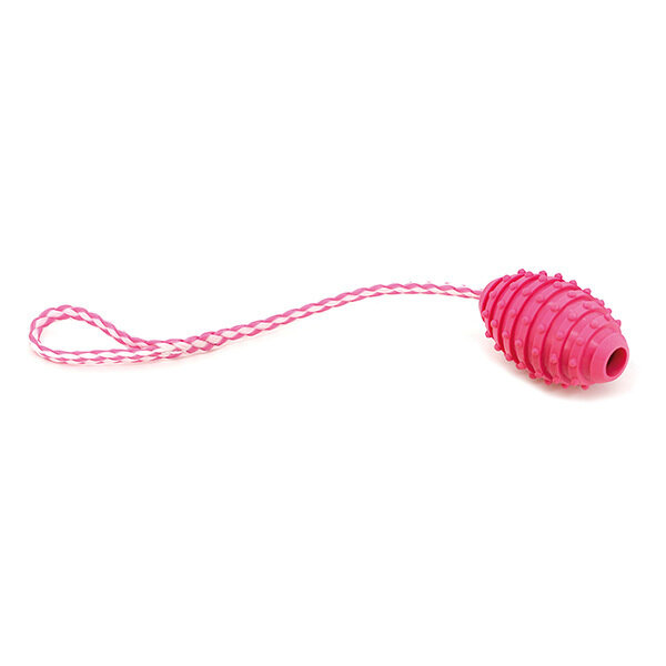 Juguete rosa con tirador termopl�stico