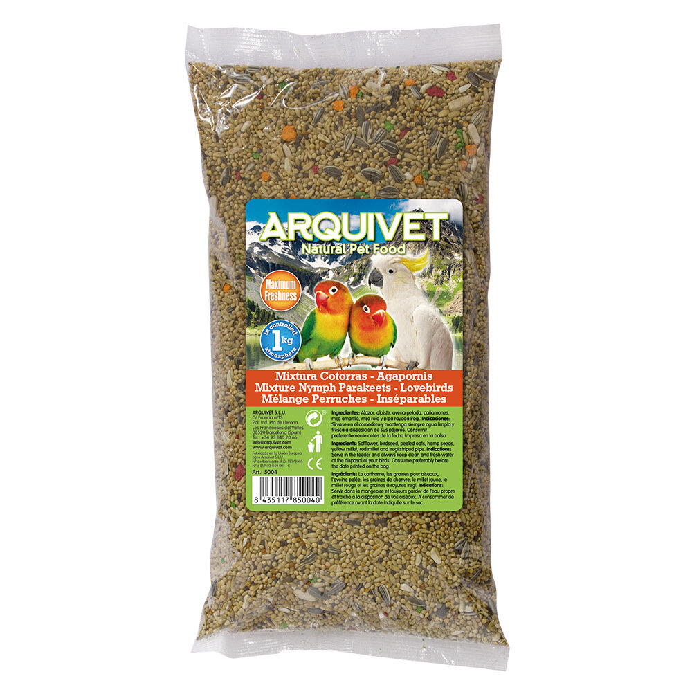 Mixtura cotorras-agapornis - 1 kg