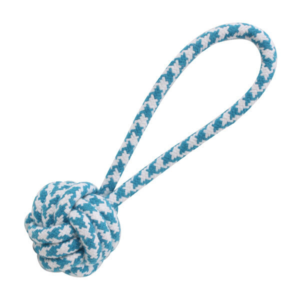 Nudo con tirador azul