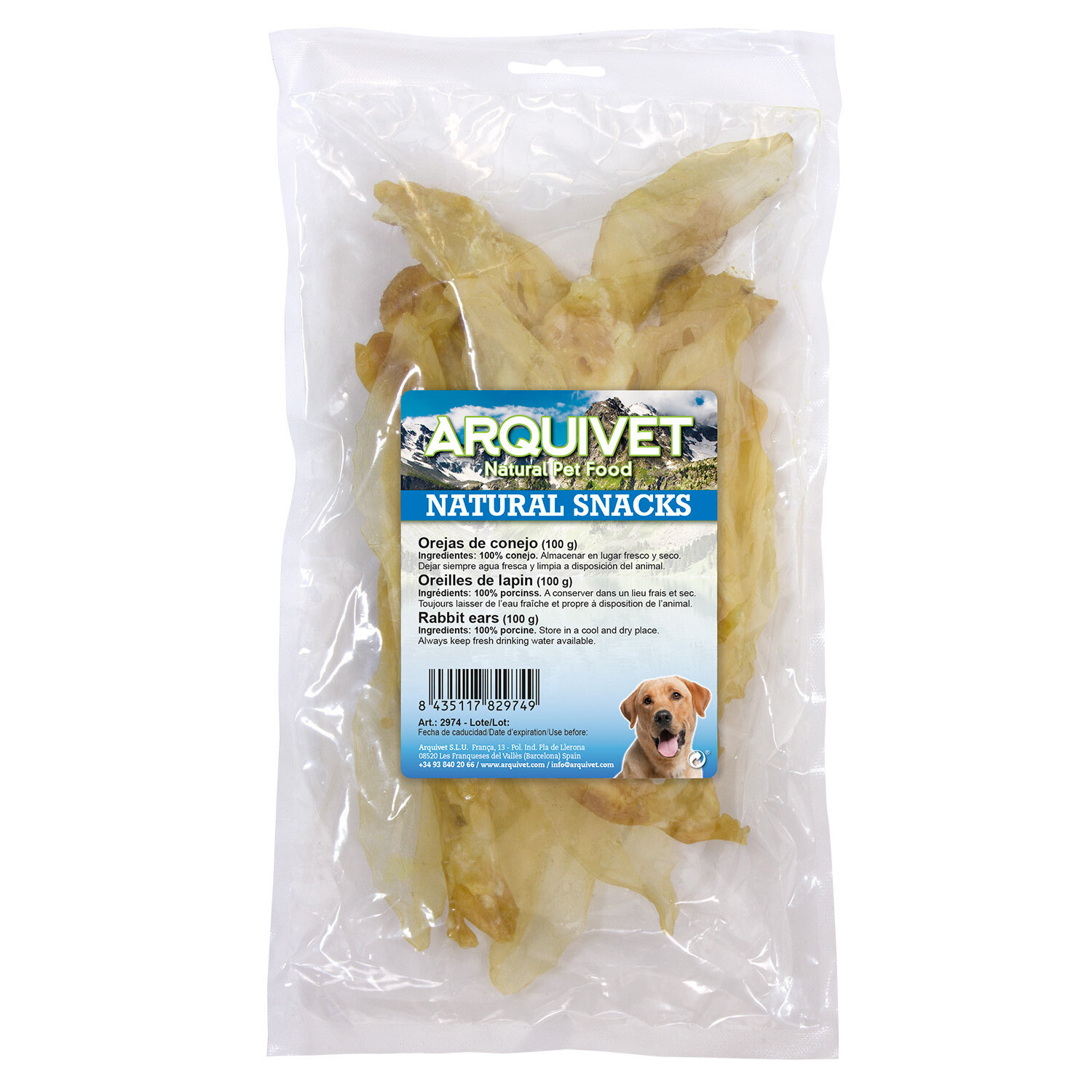 Orejas de conejo (Bolsa 100 g)