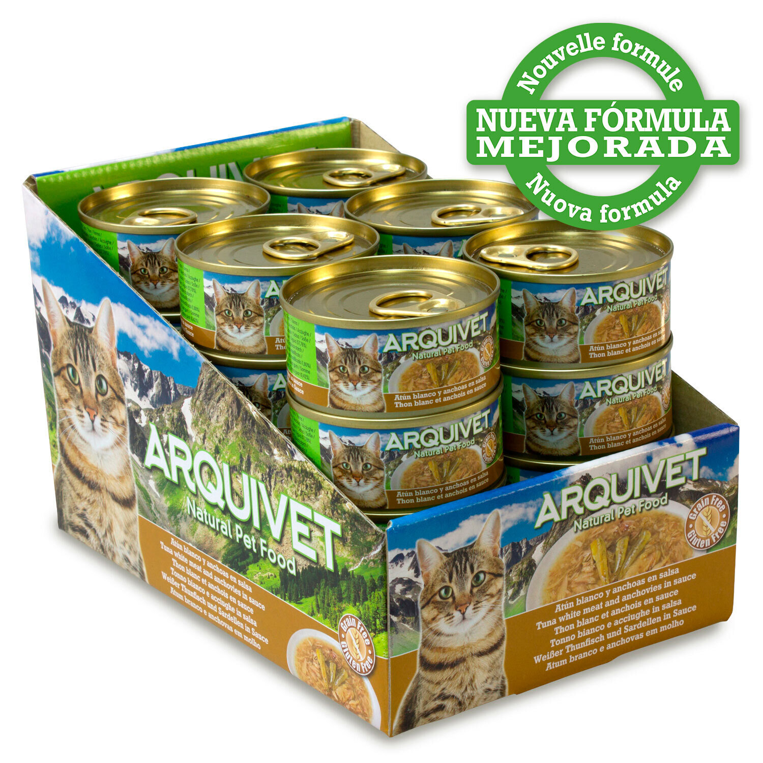 PACK 24 LATAS At�n Blanco en salsa con Anchoas 80gr.