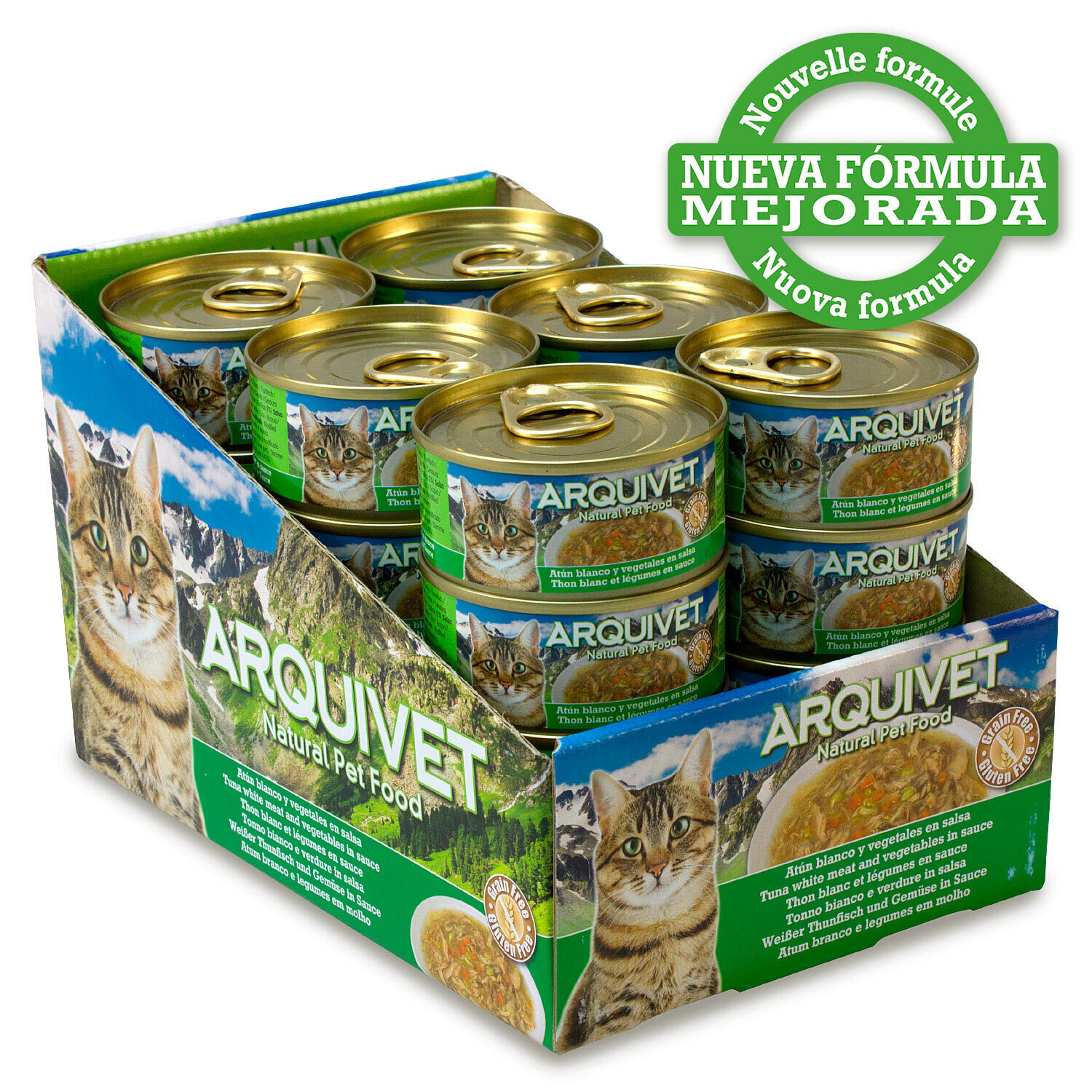 PACK 24 LATAS At�n Blanco en salsa con Verduras 80gr.