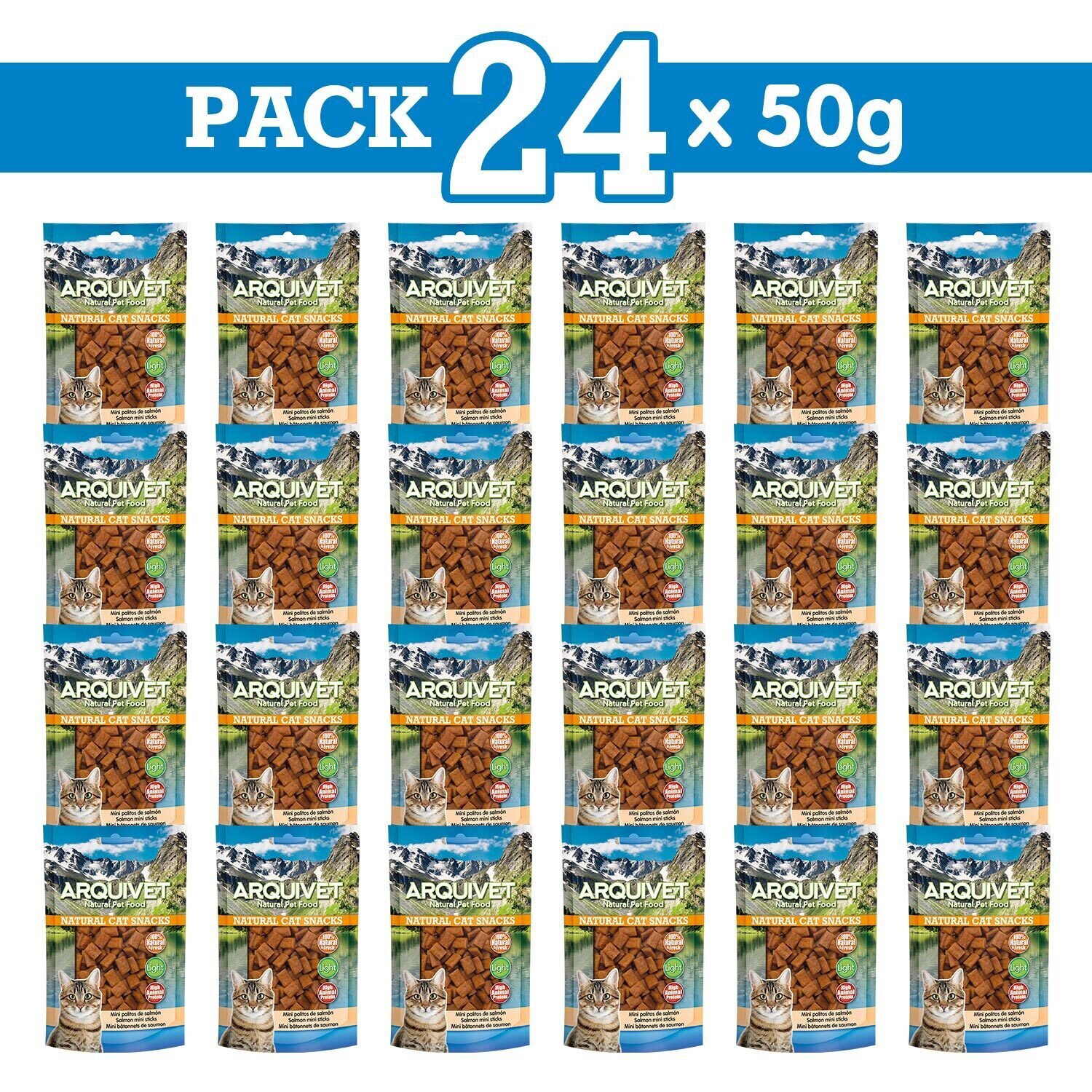 Pack 24 Mini palitos de Salm�n - 50gr
