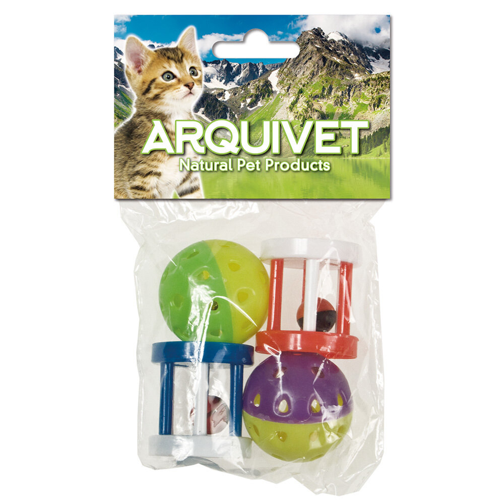 Pelota y cilindro cascabel