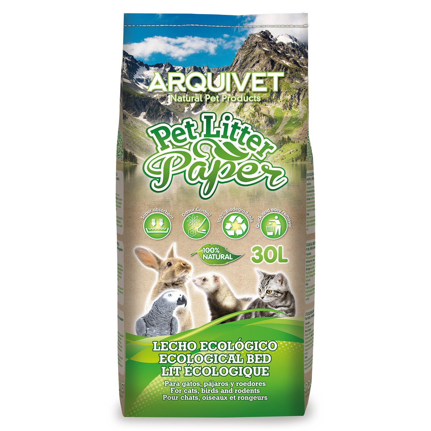 Pet litter paper 30 L