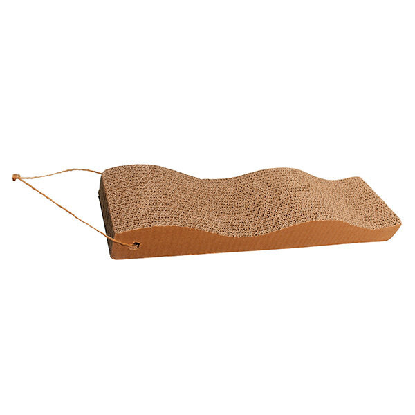 Rascador de cart�n en forma de Ola