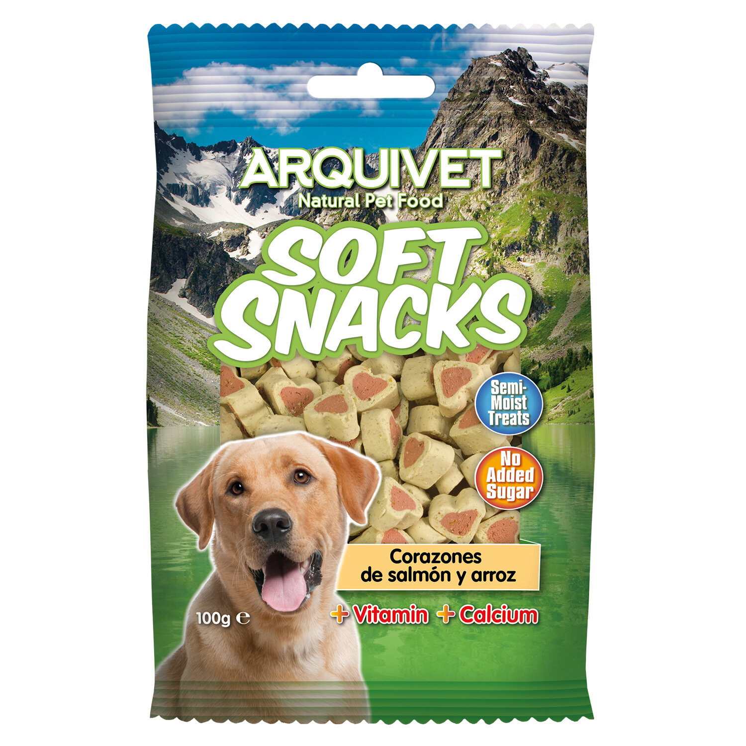 Soft Snacks Corazones de salm�n y arroz 100 g