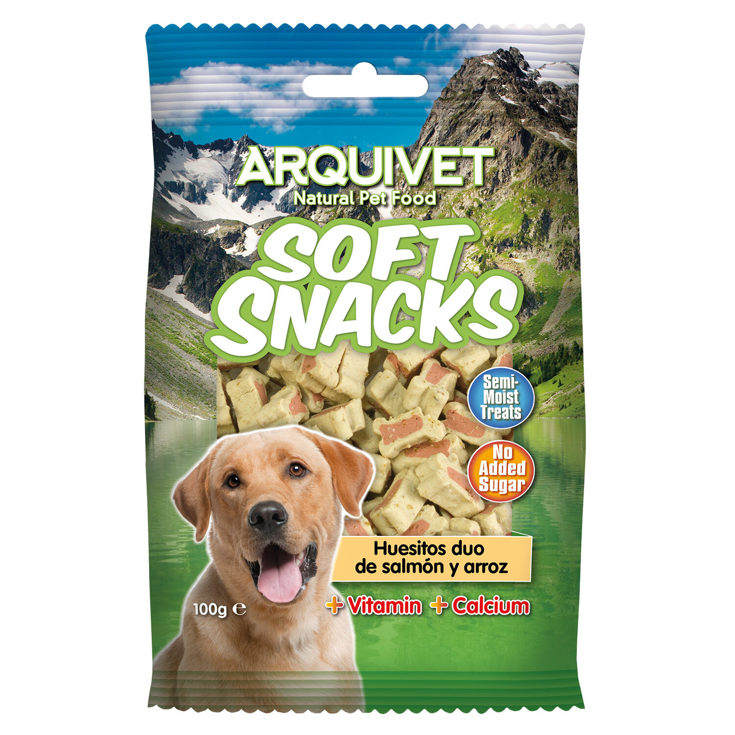 Soft Snacks Huesitos duo de salm�n y arroz 100 g