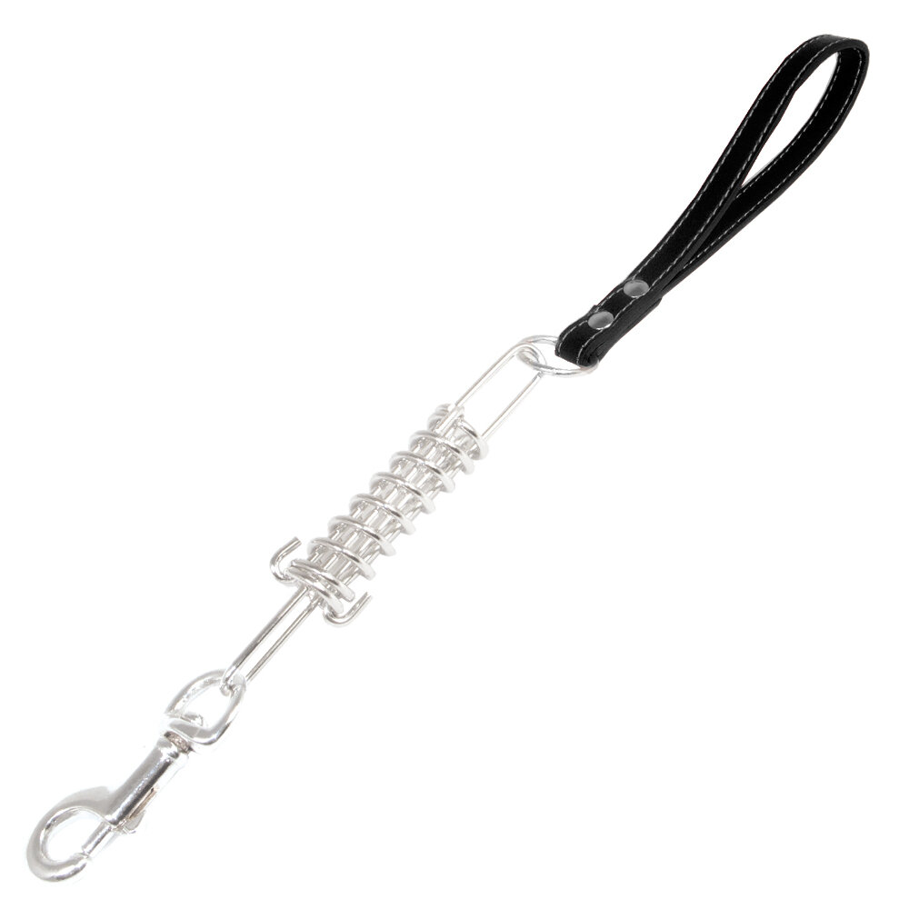 Tirador con muelle negro - 40 cm/3 mm