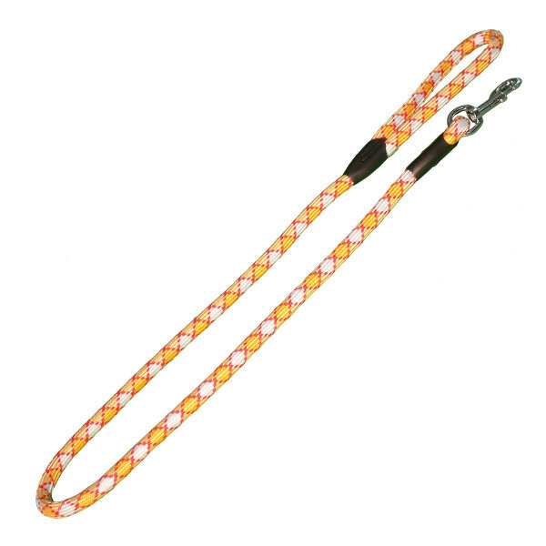 Tirador cuerda de monta�a naranja y blanco - 1,3 x 120 cm