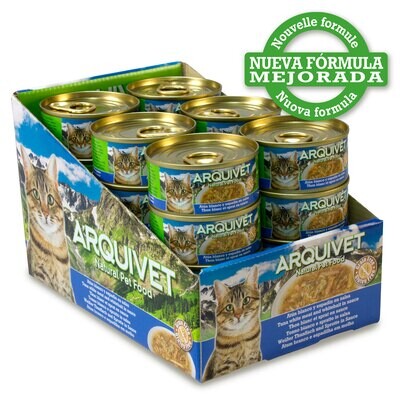 PACK 24 LATAS At�n Blanco en salsa con Espad�n 80gr.
